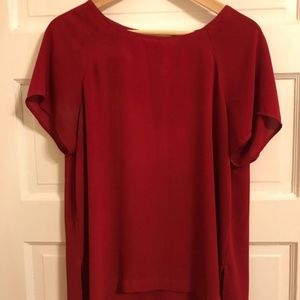 LOFT Red Shirt - Size Medium